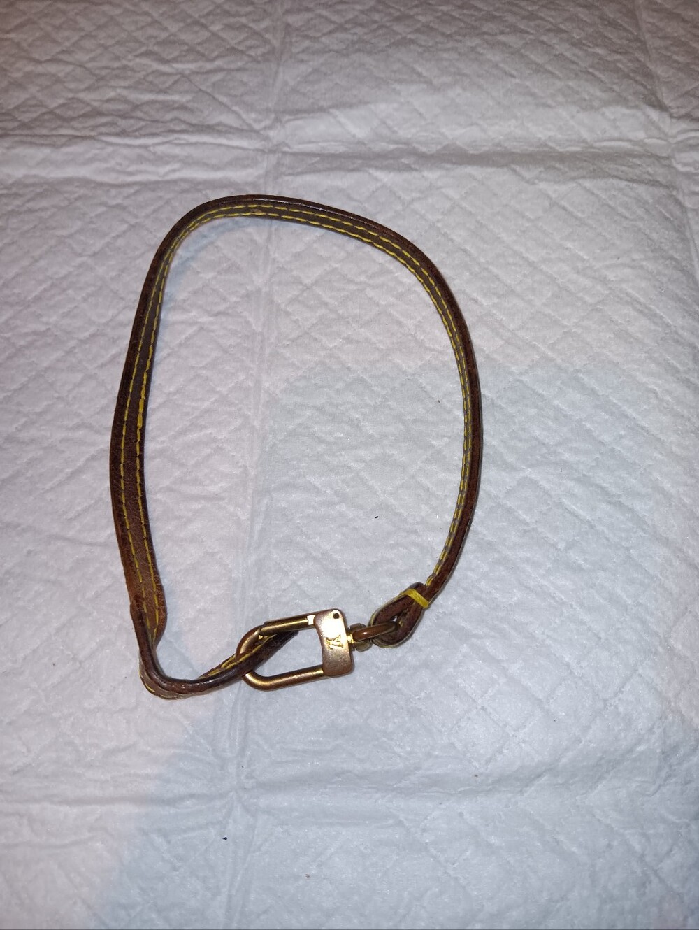 Louis Vuitton Vintage Leather Wristlet Strap